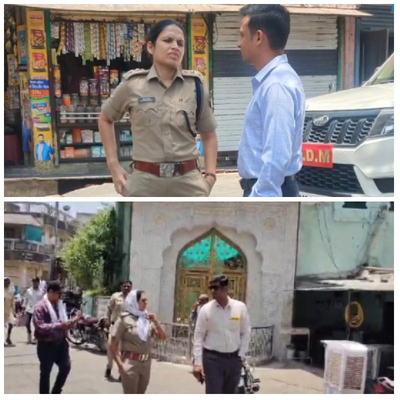 भोजशाला फैसले को लेकर सैलाना में हाई अलर्ट:
