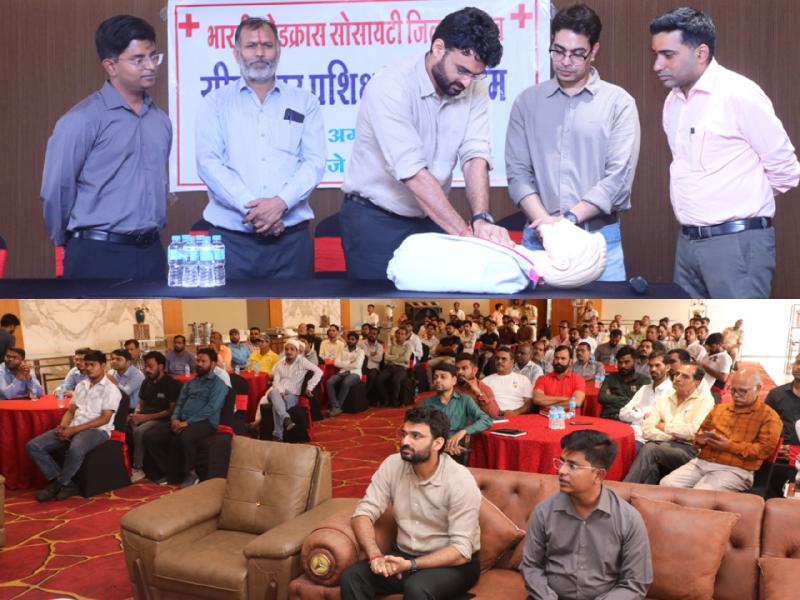आपात स्थिति में जीवन बचाने के लिए सीपीआर एवं फर्स्ट एड का प्रशिक्षण जरूरी :